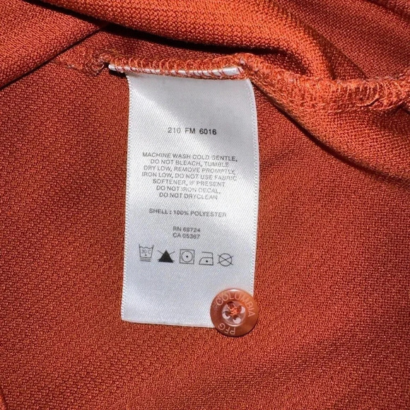 Columbia Men's PFG Omni-Shade Polo Shirt Vented Rust Orange Sz XL - Picture 6 of 6